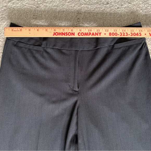 Liz Claiborne Dress Pants, Career/Classic Women's Size 8 Charcoal Straight Legs - Picture 8 of 13
